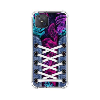 Funda Silicona Antigolpes Oppo Reno 4z 5g Diseño Zapatillas 07