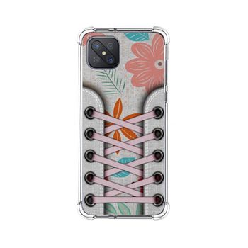 Funda Silicona Antigolpes Oppo Reno 4z 5g Diseño Zapatillas 09