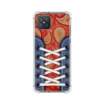 Funda Silicona Antigolpes Oppo Reno 4z 5g Diseño Zapatillas 10