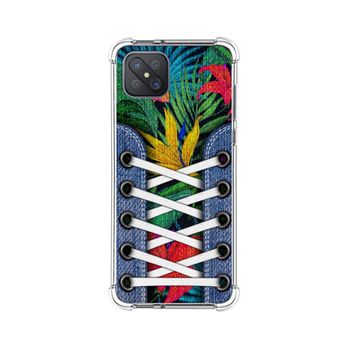 Funda Silicona Antigolpes Oppo Reno 4z 5g Diseño Zapatillas 12