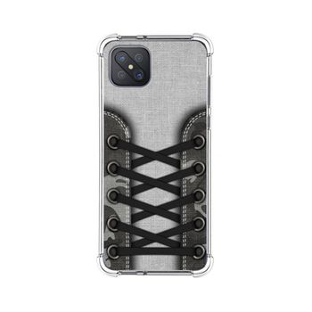 Funda Silicona Antigolpes Oppo Reno 4z 5g Diseño Zapatillas 16