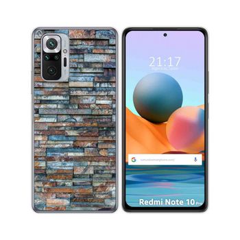 Funda Gel Tpu Xiaomi Redmi Note 10 Pro Diseño Ladrillo 05