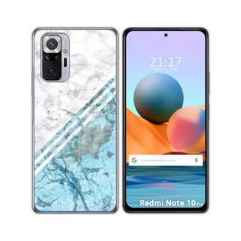 Funda Gel Tpu Xiaomi Redmi Note 10 Pro Diseño Mármol 02