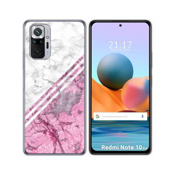 Funda Gel Tpu Xiaomi Redmi Note 10 Pro Diseño Mármol 03