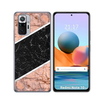 Funda Gel Tpu Xiaomi Redmi Note 10 Pro Diseño Mármol 07