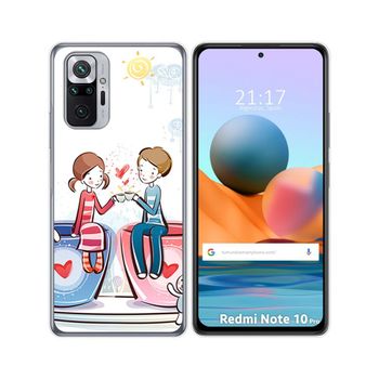 Funda Gel Tpu Xiaomi Redmi Note 10 Pro Diseño Café