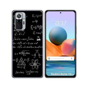 Funda Gel Tpu Xiaomi Redmi Note 10 Pro Diseño Formulas