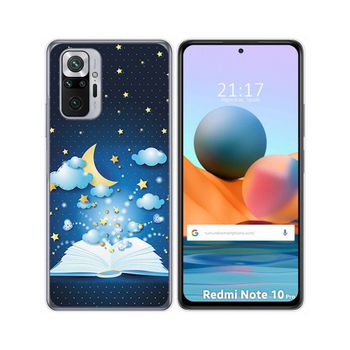 Funda Gel Tpu Xiaomi Redmi Note 10 Pro Diseño Libro Cuentos