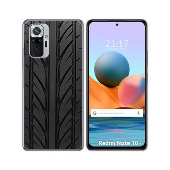 Funda Gel Tpu Xiaomi Redmi Note 10 Pro Diseño Neumatico