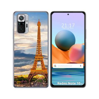 Funda Gel Tpu Xiaomi Redmi Note 10 Pro Diseño Paris