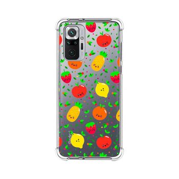 Funda Silicona Antigolpes Xiaomi Redmi Note 10 Pro Diseño Frutas 01