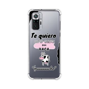 Funda Silicona Antigolpes Xiaomi Redmi Note 10 Pro Diseño Vaca