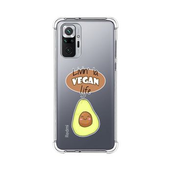 Funda Silicona Antigolpes Xiaomi Redmi Note 10 Pro Diseño Vegan Life