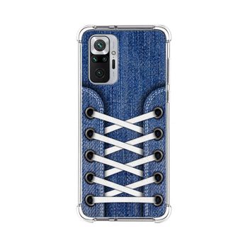 Funda Silicona Antigolpes Xiaomi Redmi Note 10 Pro Diseño Zapatillas 01