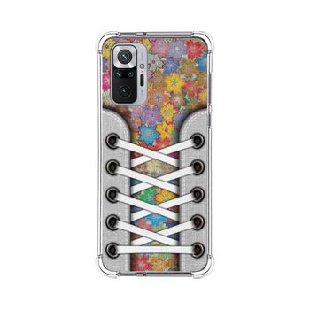 Funda Silicona Antigolpes Xiaomi Redmi Note 10 Pro Diseño Zapatillas 05