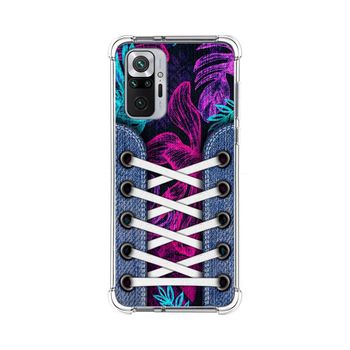 Funda Silicona Antigolpes Xiaomi Redmi Note 10 Pro Diseño Zapatillas 07