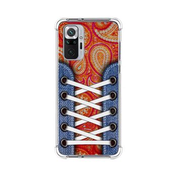 Funda Silicona Antigolpes Xiaomi Redmi Note 10 Pro Diseño Zapatillas 10