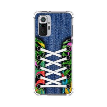 Funda Silicona Antigolpes Xiaomi Redmi Note 10 Pro Diseño Zapatillas 13