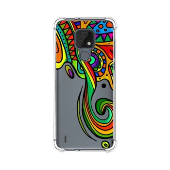 Funda Silicona Antigolpes Motorola Moto E7 Diseño Colores