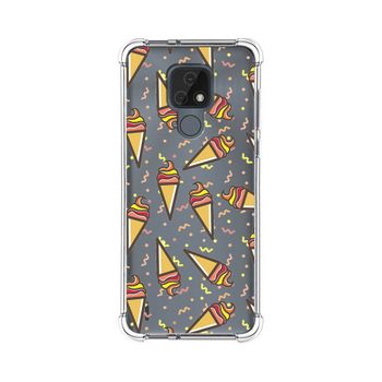 Funda Silicona Antigolpes Motorola Moto E7 Diseño Helados