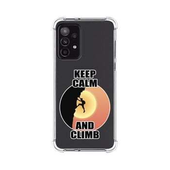 Funda Silicona Antigolpes Samsung Galaxy A52 / A52 5g / A52s 5g Diseño Hombre Escalada