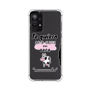 Funda Silicona Antigolpes Samsung Galaxy A52 / A52 5g / A52s 5g Diseño Vaca