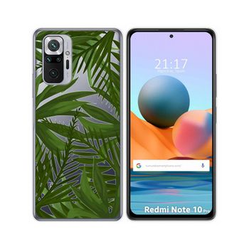 Funda Gel Transparente Xiaomi Redmi Note 10 Pro Diseño Jungla