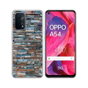 Funda Gel Tpu Oppo A54 5g / A74 5g Diseño Ladrillo 05