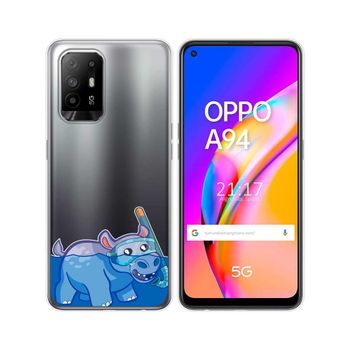 Funda Gel Transparente Oppo A94 5g Diseño Hipo