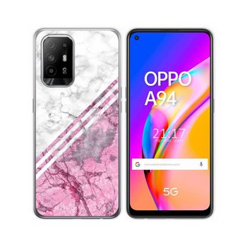 Funda Gel Tpu Oppo A94 5g Diseño Mármol 03