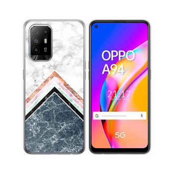 Funda Gel Tpu Oppo A94 5g Diseño Mármol 05