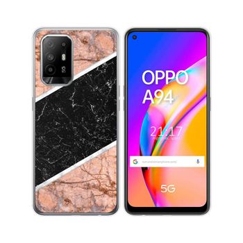 Funda Gel Tpu Oppo A94 5g Diseño Mármol 07