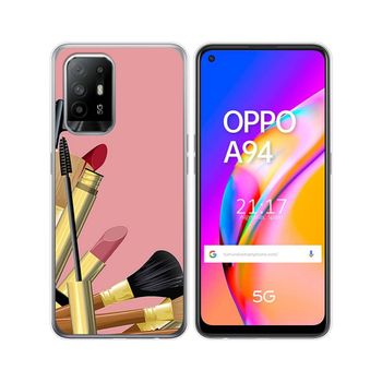 Funda Gel Tpu Oppo A94 5g Diseño Brochas