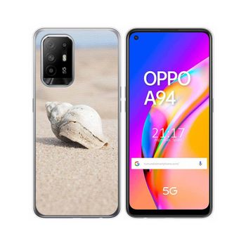 Funda Gel Tpu Oppo A94 5g Diseño Concha