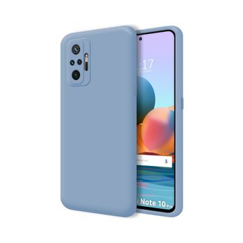 Funda Silicona Líquida Ultra Suave Xiaomi Redmi Note 10 Pro Color Azul