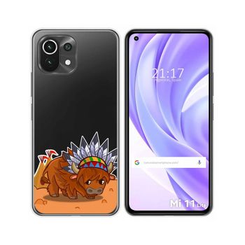 Funda Gel Transparente Xiaomi Mi 11 Lite 4g / 5g / 5g Ne Diseño Bufalo