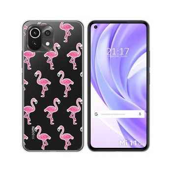 Funda Gel Transparente Xiaomi Mi 11 Lite 4g / 5g / 5g Ne Diseño Flamenco