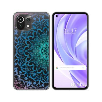 Funda Gel Transparente Xiaomi Mi 11 Lite 4g / 5g / 5g Ne Diseño Mandala