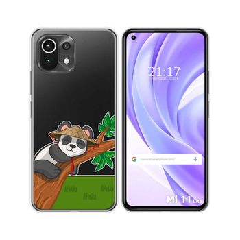 Funda Gel Transparente Xiaomi Mi 11 Lite 4g / 5g / 5g Ne Diseño Panda