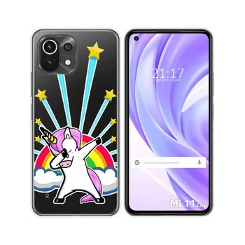 Funda Gel Transparente Xiaomi Mi 11 Lite 4g / 5g / 5g Ne Diseño Unicornio