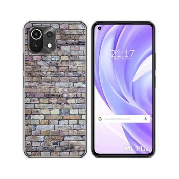 Funda Gel Tpu Xiaomi Mi 11 Lite 4g / 5g / 5g Ne Diseño Ladrillo 02