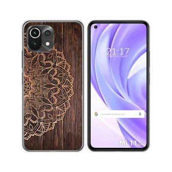 Funda Gel Tpu Xiaomi Mi 11 Lite 4g / 5g / 5g Ne Diseño Madera 06