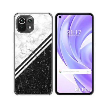 Funda Gel Tpu Xiaomi Mi 11 Lite 4g / 5g / 5g Ne Diseño Mármol 01