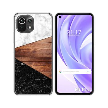 Funda Gel Tpu Xiaomi Mi 11 Lite 4g / 5g / 5g Ne Diseño Mármol 11