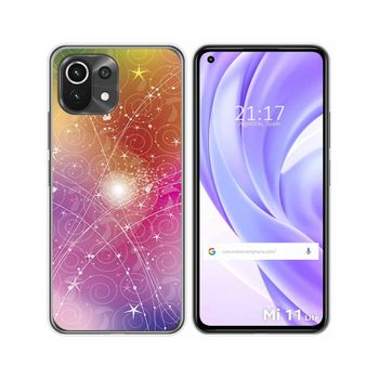 Funda Gel Tpu Xiaomi Mi 11 Lite 4g / 5g / 5g Ne Diseño Abstracto