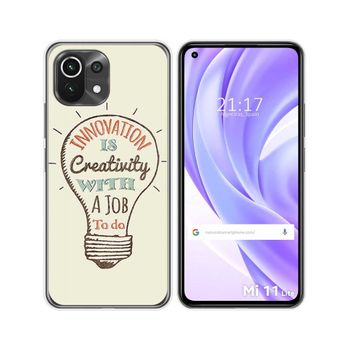 Funda Gel Tpu Xiaomi Mi 11 Lite 4g / 5g / 5g Ne Diseño Creativity