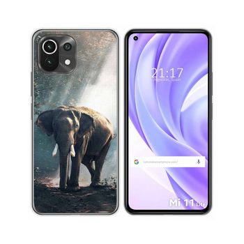 Funda Gel Tpu Xiaomi Mi 11 Lite 4g / 5g / 5g Ne Diseño Elefante