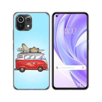 Funda Gel Tpu Xiaomi Mi 11 Lite 4g / 5g / 5g Ne Diseño Furgoneta