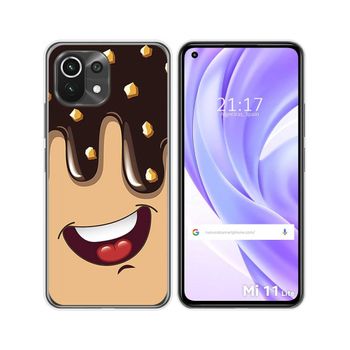 Funda Gel Tpu Xiaomi Mi 11 Lite 4g / 5g / 5g Ne Diseño Helado Chocolate
