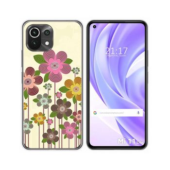 Funda Gel Tpu Xiaomi Mi 11 Lite 4g / 5g / 5g Ne Diseño Primavera En Flor